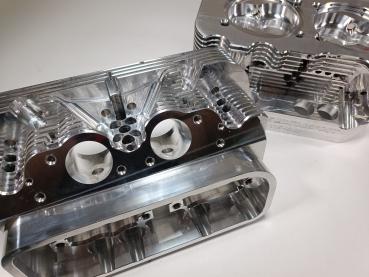 Typ 4 CU Köpfe Set bare Alu CNC gefräst Remmele Motorsport