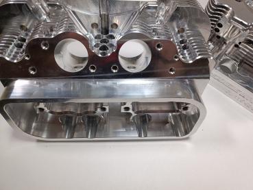 Typ 4 CU Köpfe Set bare Alu CNC gefräst Remmele Motorsport