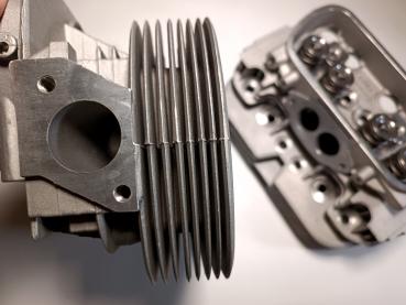 Zylinderköpfe Empi 1Paar Doppelkanal 35,5x32mm