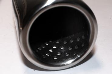Endrohre Monza Style Edelstahl 250mm 1 Paar