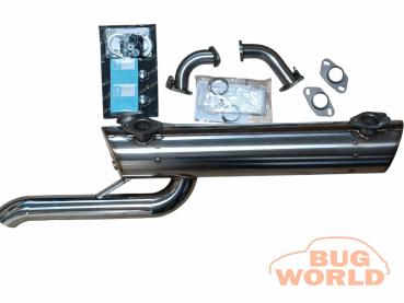 Auspuff T1 60-8/67 Edelstahl mit VorwärmungTyp1