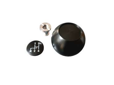 Schaltknopf mit Schaltschema Universal mit 4 Gewindevarianten Alu Billet Eloxiert