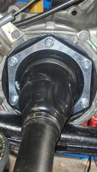 Pendelachs Achsrohrdeckel Verstärkung