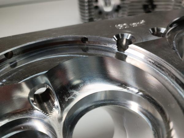 Typ 4 CU Köpfe Set bare Alu CNC gefräst Remmele Motorsport