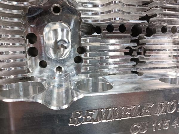 Typ 4 CU Köpfe Set bare Alu CNC gefräst Remmele Motorsport