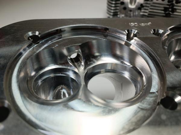 Typ 4 CU Köpfe Set bare Alu CNC gefräst Remmele Motorsport