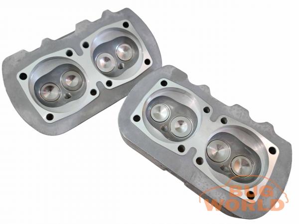 Zylinderköpfe 1600er Doppelkanal 35,5x32mm Edelstahlventile