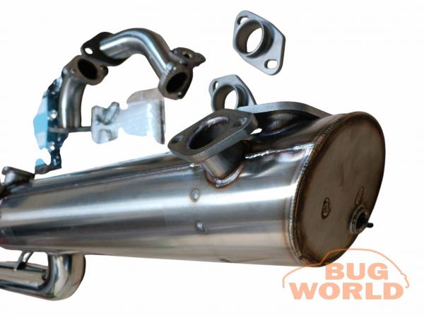 Auspuff T1 60-8/67 Edelstahl mit VorwärmungTyp1