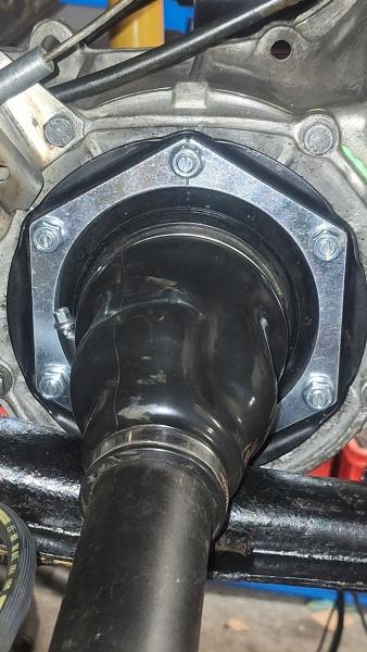 Pendelachs Achsrohrdeckel Verstärkung