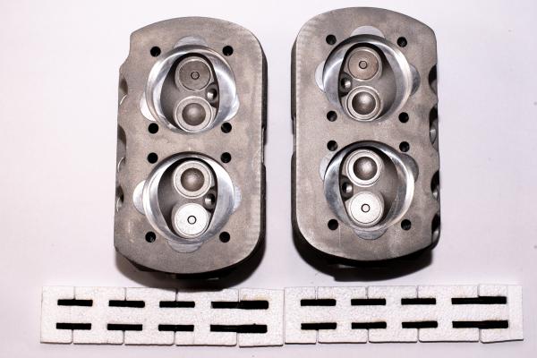Zylinderköpfe  Doppelkanal 35,5x32mm für 94mm K&Z